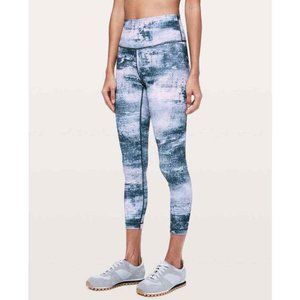 Lululemon Wunder Under High Rise Tight 25" Full on Luxtreme Azurite Seashell